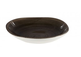 Patina Iron Black Organic Round Bowl